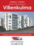 RAKENTEILLA - MYYNNISSÄ. Asunto Oy Joensuun. Villenkulma. Huoletonta asumista ydinkeskustassa palveluiden äärellä