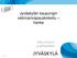 Jyväskylän kaupungin valinnanvapauskokeilu hanke. Riitta Pylvänen projektipäällikkö