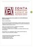 Effective and passionate Zonta members for the District Board and officers