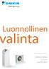 Luonnollinen. alinta ESITE ASENTAJALLE DAIKIN ALTHERMA ILMA-VESI LÄMPÖPUMPPU