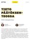 TIETO PÄÄTÖKSEN- TEOSSA