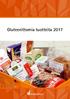 Gluteenittomia tuotteita 2017