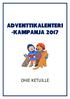 ADVENTTIKALENTERI -KAMPANJA 2017