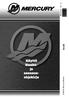 4/4.9/5. Käyttö Huoltoja. asennusohjekirja. 2016, Mercury Marine