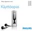 Philips digitaalinen soitin. Käyttöopas SA1100 SA1102 SA1103 SA1106 SA1110