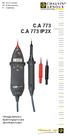 C.A 773 C.A 773 IP2X Voltage detector Spänningsprovare Jännitteenkoetin