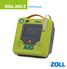 ZOLL AED 3 TM -defibrillaattorin säätimet ja ilmaisinvalot