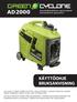 AD2000 Bensiinikäyttöinen generaattori Bensindriven generator