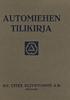 AUTOMIEHEN TILIKIRJA O.Y. CITEX ÖLJYNTUONTI A.B. HELSINKI