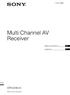 Multi Channel AV Receiver