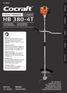 GRASS TRIMMER 4-STROKE HB 380-4T. Art.no Model WLBCF ENGLISH SVENSKA GRÄSTRIMMER GRESSTRIMMER RUOHOTRIMMERI FREISCHNEIDER NORSK