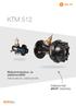 KTM 512. Maksimirajoitus- ja säätöventtiilit Painevakioitu säätöventtiili