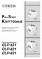 KÄYTTÖOHJE PIKA-START CLP-521 CLP-621. Thermal Label & Barcode printer CLP-521