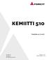 KEMIITTI 510. Tuotetieto Puh +358 (0) OY FORCIT AB