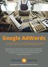 Google AdWords. mainonta tehokäyttöön