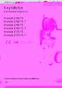 Kränzle 2160 TS Kränzle 2160 TS T Kränzle 2195 TS Kränzle 2195 TS T Kränzle 2175 TS Kränzle 2175 TS T