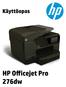 HP Officejet Pro 276dw - monitoimitulostin. Käyttöopas