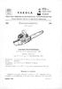 PARTNER-MOOTTORISAHA malli R 14 S, valmistusvuosi.1965 Partner chain saw type I? 14 8, year of manufacturing 1965