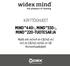 KÄYTTÖOHJEET MIND 440-, MIND 330-, MIND 220-TUOTESARJA. Mallit m4-m/m4-m-cb/m3-m/ m3-m-cb/m2-m/m2-m-cb Korvantauskojeet