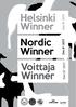 Helsinki. Winner. Nordic. Winner. Voittaja. Winner