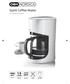 Spirit Coffee Maker. For a tasteful cup of coffee. Anti-drip function. Auto-off after 2 hours watt Equivalent to 12 cups
