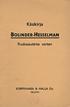 Käsikirja. Bolinder-Hesselman. Puukaasutinta. varten. KORPIVAARA & HALLA Oy HELSINKI