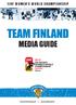 IIHF WOMEN S WORLD CHAMPIONSHIP TEAM FINLAND MEDIA GUIDE.