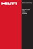 Hilti HIT-HY 200. Ankkurointi käsikirja + HIT-V. Hilti HIT-HY 200 HIT-V HIS-(R)N Harjateräs 02 /