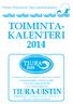 TOIMINTA- KALENTERI 2014