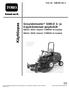 Groundsmaster 3280-D 2- ja 4-pyörävetoiset ajoyksiköt Mallinro: Sarjanro: tai suurempi