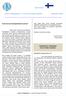 Suomen Fysiologiyhdistys ry Societas Physiologica Finlandiae Jäsentiedote 2/2011