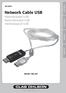 ENGLISH Network Cable USB. Nätverkskabel USB Nettverkskabel USB Verkkokaapeli USB SVENSKA NORSK SUOMI. Model: CBL-207.