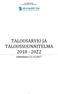 Järvenpään kaupunki TALOUSSUUNNITELMA TALOUSARVIO JA TALOUSSUUNNITELMA