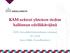 KAM-sektori yhteisen tiedon hallinnan edelläkävijänä. KDK-tietoarkkitehtuuriryhmän seminaari Jaana Kilkki, Kansallisarkisto