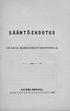 SÄÄNTÖ-EHDOTUS SAVONLINNASSA, ELÄINSUOJELUSYHDISTYKSELLE. ITÄ-SAVON ETELÄ-SAVON KIRJAPAINOSSA 1889