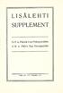 LISÄLEHTI SUPPLEMENT. A-B. L. PaliiVs Nya Velocipedaffär. 0.-Y. L. Palin in Uusi Polkupyöräliike. Vaasa Y. Kirjapaino A.-B.