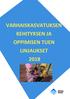 VARHAISKASVATUKSEN KEHITYKSEN JA OPPIMISEN TUEN LINJAUKSET 2018