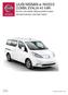 UUSI NISSAN e-nv200. COMBI, EVALIA 40 kwh. Hinnat, varusteet, lisävarustehinnasto värivaihtoehdot, tekniset tiedot