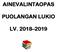 AINEVALINTAOPAS PUOLANGAN LUKIO LV