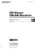 FM Stereo FM-AM Receiver