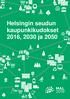 Helsingin seudun kaupunkikudokset 2016, 2030 ja 2050