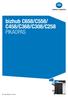 bizhub C658/C558/ C458/C368/C308/C258 PIKAOPAS
