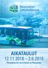 AIKATAULUT Timetables for local buses in Rovaniemi
