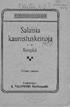 *t v 'h> Salaisia. kaunistuskeinoja. y. m. Reseptiä. Toinen painos. Kustantaja: K. VALOVUORI. Uusikaupunki.