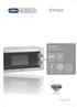 Kitchen. auriga // microwave oven // Type W 700 watt// 700 watt // Defrost feature // Capacity 20 L // 5 power settings //