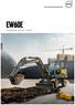 EW60E. Volvo-kaivukoneet 5,15 6,07 t 47,3 kw