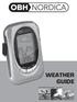 weather guide Handheld weather station - type 4815