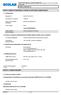 KÄYTTÖTURVALLISUUSTIEDOTE Asetuksen (EY) N:o 1907/2006 mukaisesti. Incidin OxyFoam S
