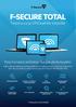 F-SECURE TOTAL. Pysy turvassa verkossa. Suojaa yksityisyytesi. Tietoturva ja VPN kaikille laitteille. f-secure.com/total