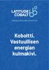 TÄMÄN SUKUPOLVEN KAIVOSYHTIÖ. Koboltti. Vastuullisen energian kulmakivi.